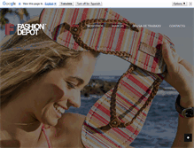 Tablet Screenshot of fashiondepot.com.mx